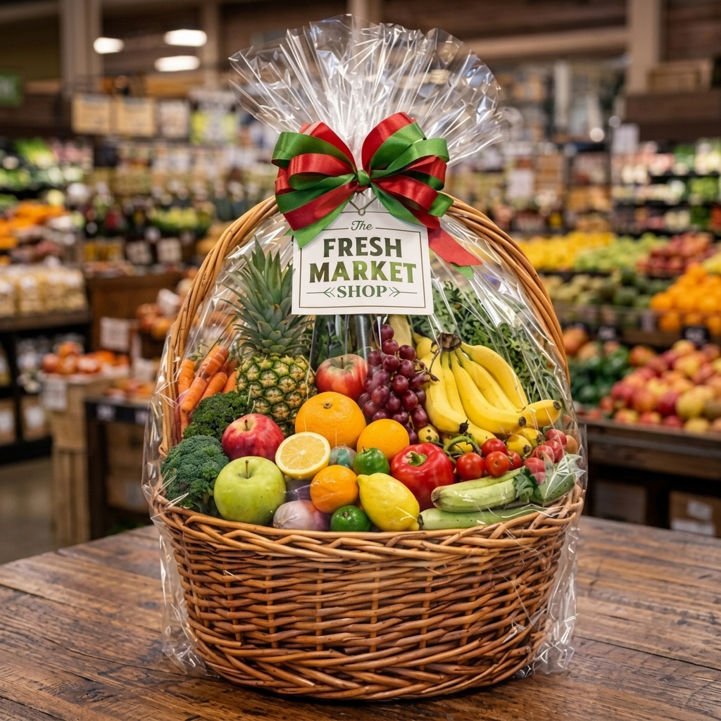 Combo Offer - Fresh Fruits Premium Fresh Fruits & Vegetables Basket - Image 1